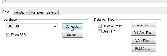 select database